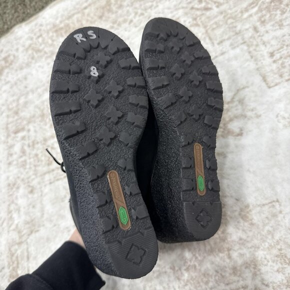 Timberland Earthkeepers Wedge Boots Womens Size 8 Black Leather Amston 8253A - Picture 12 of 13